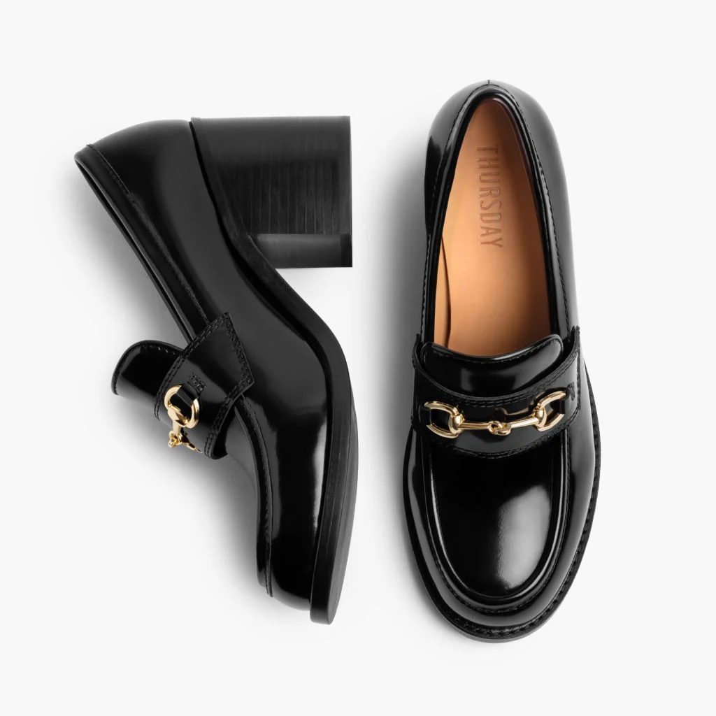 High Heel Penny | Black & Gold - Image 3