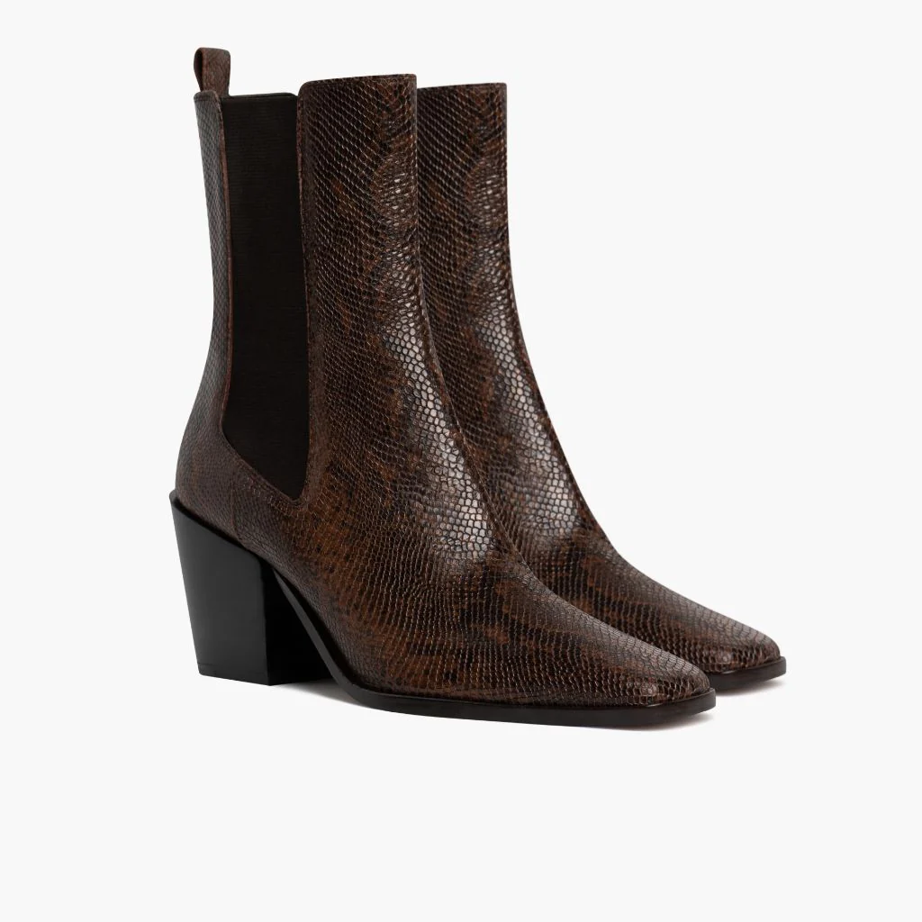 Soho | Chocolate Snake Print - Image 2
