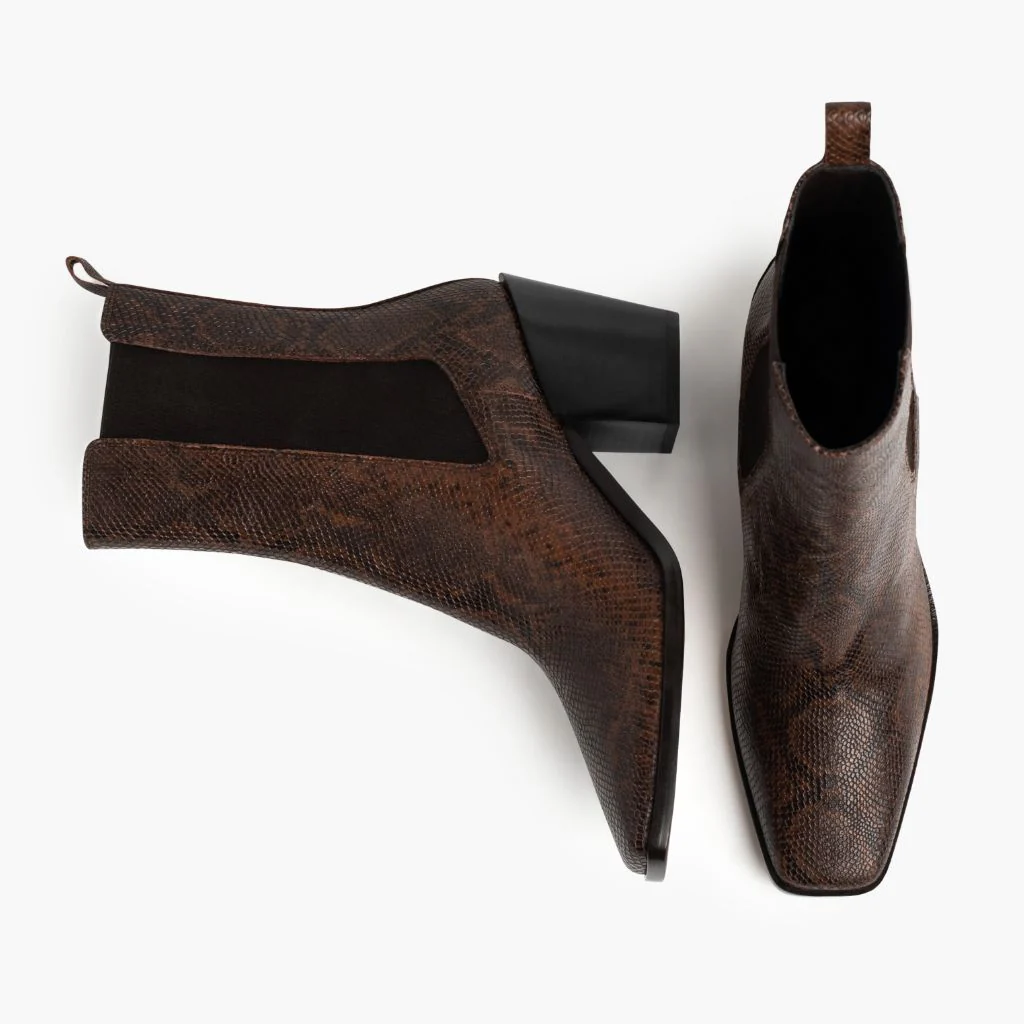 Soho | Chocolate Snake Print - Image 3